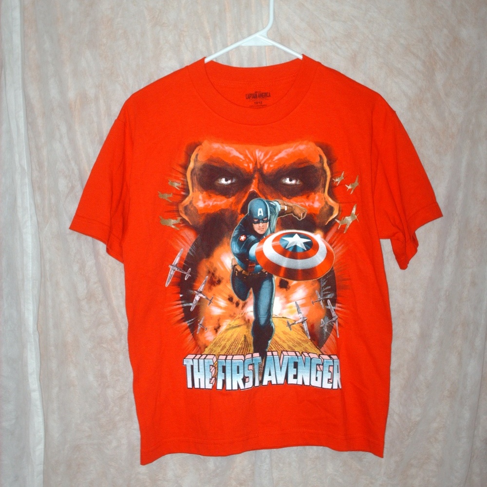 Captain America The First Avenger boys T-shirt - Picture 1 of 5